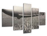 5-delna stenska poslikava CITY / NEW YORK ME119E50